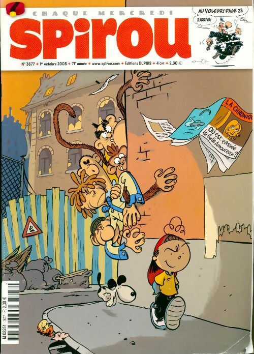 Livrenpoche : Spirou n°3677 : Où est passée la belle amoureuse ? - Collectif - Livre