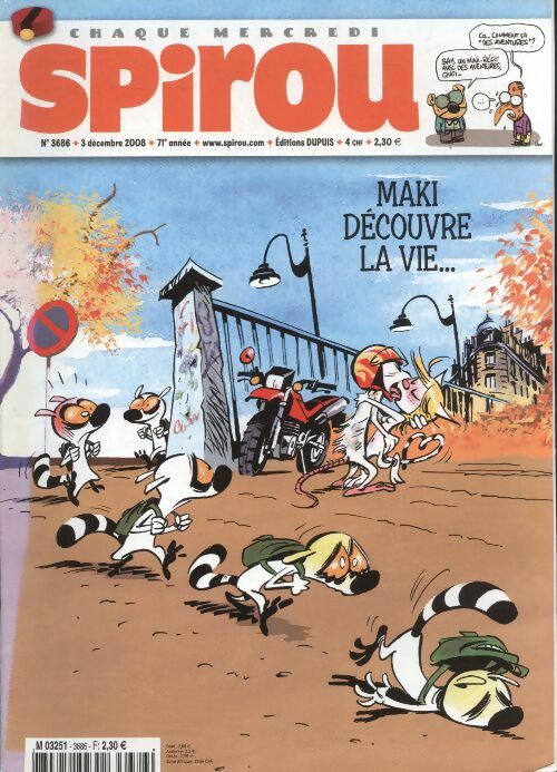 Livrenpoche : Spirou n°3686 :  - Collectif - Livre
