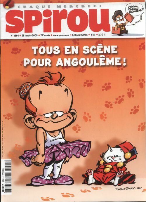 Livrenpoche : Spirou n°3694 : Tous en scène pour Angoulême ! - Collectif - Livre