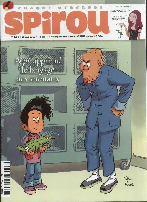 Livrenpoche : Spirou n°3706 : Pépé apprend le langage des animaux - Collectif - Livre