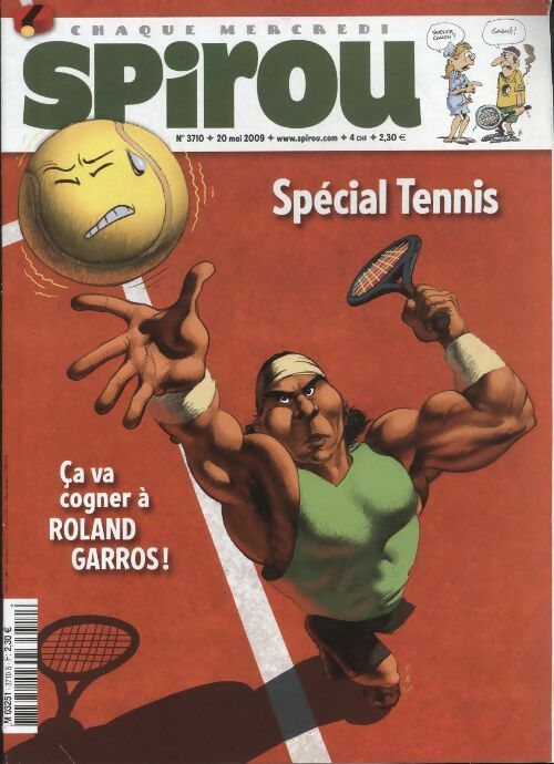 Livrenpoche : Spirou n°3710 : Spécial tennis, ça va cogner à Rolland Garros ! - Collectif - Livre