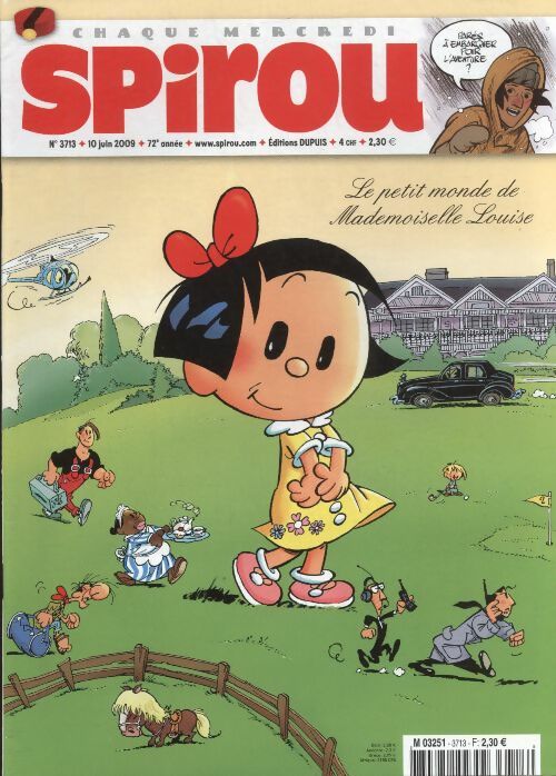 Livrenpoche : Spirou n°3713 : Le petit monde de mademoiselle Louise - Collectif - Livre