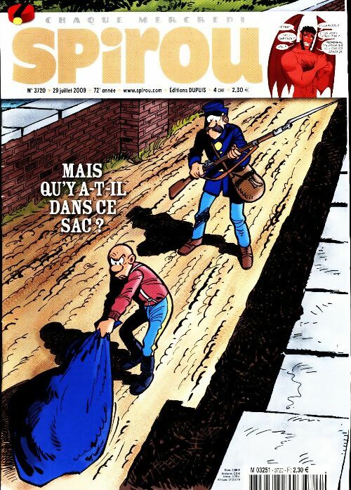 Livrenpoche : Spirou n°3720 : Mais qu'y a-t-il dans ce sac ? - Collectif - Livre