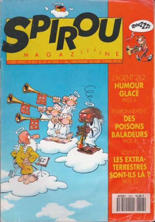 Livrenpoche : Spirou n°2807 : L'agent 212 : l'humour glacé / Des poisons baladeurs - Collectif - Livre