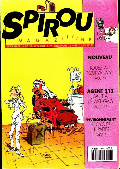 Livrenpoche : Spirou n°2809 : Jouez à qui va là ? - Collectif - Livre