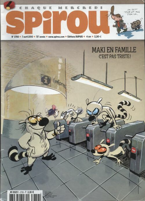 Livrenpoche : Spirou n°3756 :  - Collectif - Livre