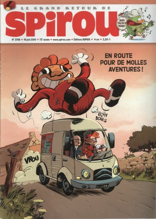 Livrenpoche : Spirou n°3766 : En route pour de molles aventures ! - Collectif - Livre