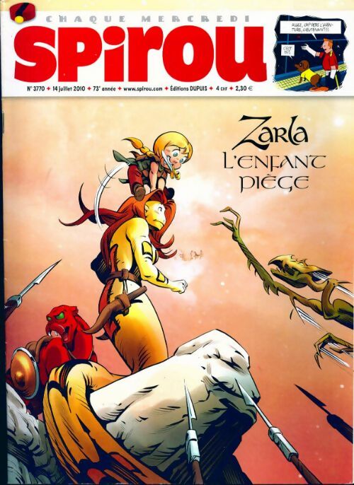 Livrenpoche : Spirou n°3770 : Zarla l'enfant piège - Collectif - Livre