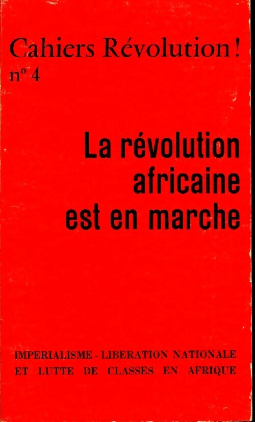 Livrenpoche : La révolution africaine est en marche - Collectif - Livre