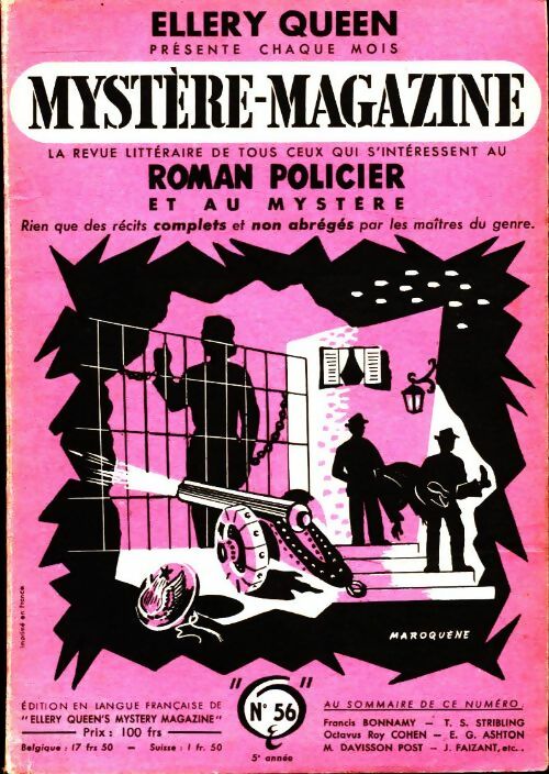 Livrenpoche : Mystère magazine n°56 - Collectif - Livre