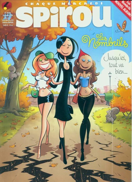 Livrenpoche : Spirou n°4006 : Les nombrils : jusqu'ici, tout va bien... - Collectif - Livre