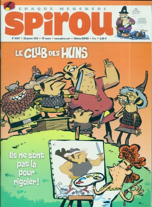 Livrenpoche : Spirou n°4007 : Le club des huns - Collectif - Livre