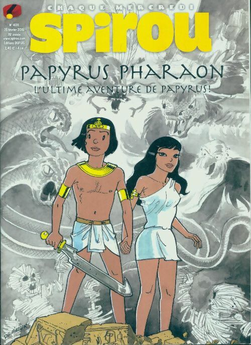 Livrenpoche : Spirou n°4011 : Papyrus pharaon - Collectif - Livre