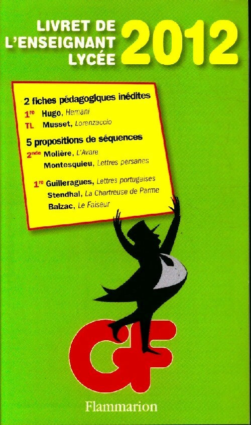 Livrenpoche : Livret de l'enseignant lycée 2012 - Inconnu - Livre