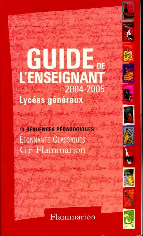 Livrenpoche : Guide de l'enseignant 2004/2005 (Lycées) - Collectif - Livre
