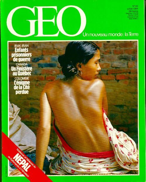 Livrenpoche : Géo n°65 : Népal / Enfants prisonniers de guerre / Un Finistèrs au Québec - Collectif - Livre