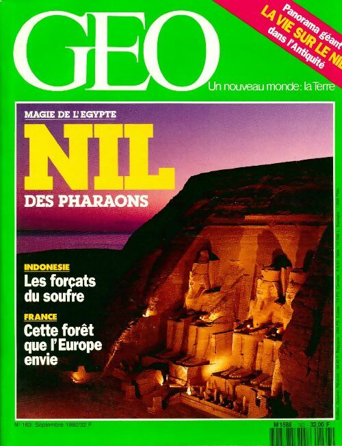Livrenpoche : Géo n°163 : Nil des pharaons - Collectif - Livre
