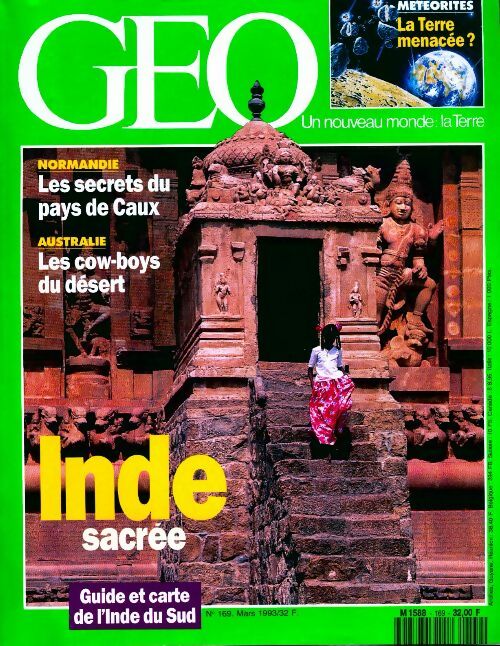 Livrenpoche : Géo n°169 : Inde sacrée - Collectif - Livre