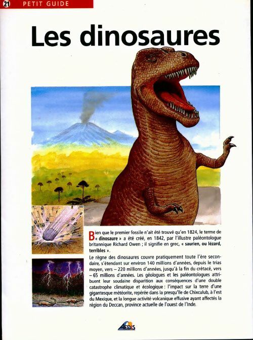 Les dinosaures - Collectif -  Aedis GF - Livre