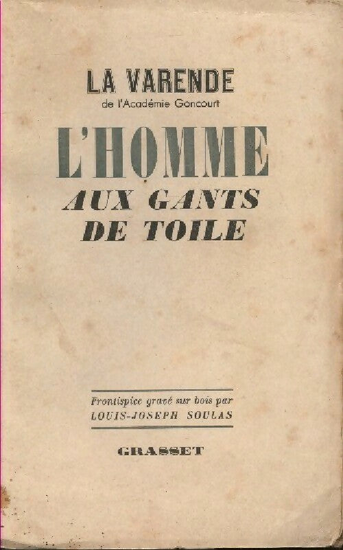 Livrenpoche : L'homme aux gants de toile - Jean De la Varende - Livre