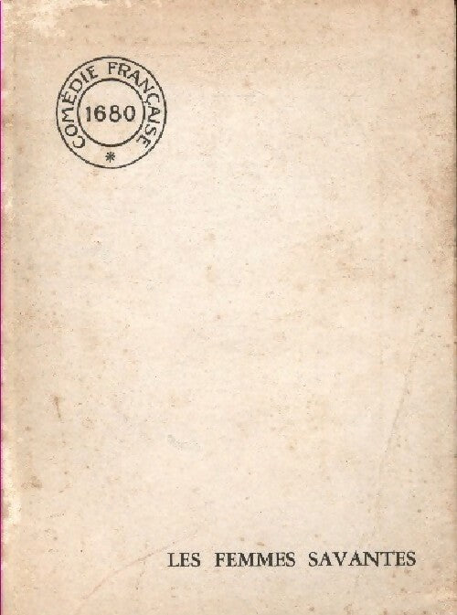 Livrenpoche : Les femmes savantes - Molière - Livre