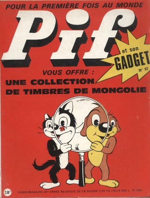 Livrenpoche : Pif Gadget n°87 - Pif n°1325 - Collectif - Livre