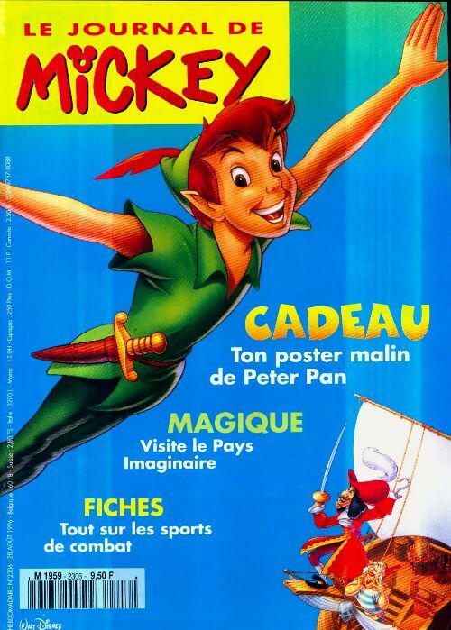 Livrenpoche : Le journal de Mickey n°2306 : Peter Pan - Disney - Livre