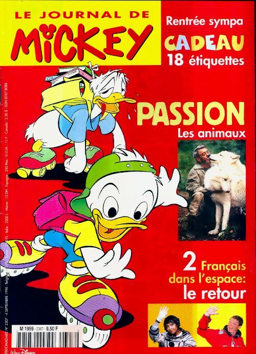 Livrenpoche : Le journal de Mickey n°2307 : Passion - Disney - Livre