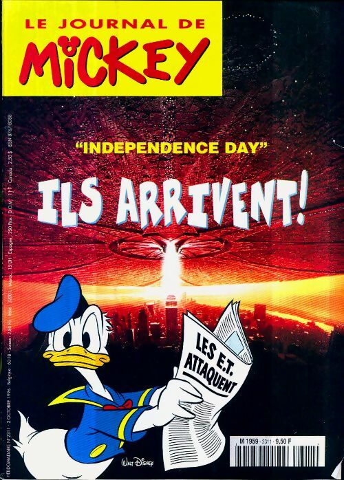 Livrenpoche : Le journal de Mickey n°2311 : Ils arrivent ! - Disney - Livre