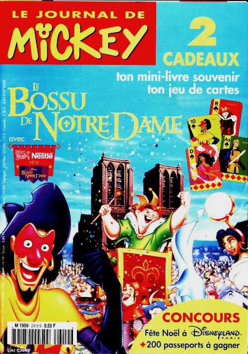 Livrenpoche : Le journal de Mickey n°2319 : Le bossu de Notre-Dame - Disney - Livre