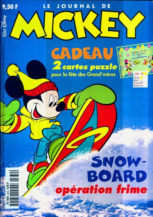 Livrenpoche : Le journal de Mickey n°2332 : Snowboard - Disney - Livre