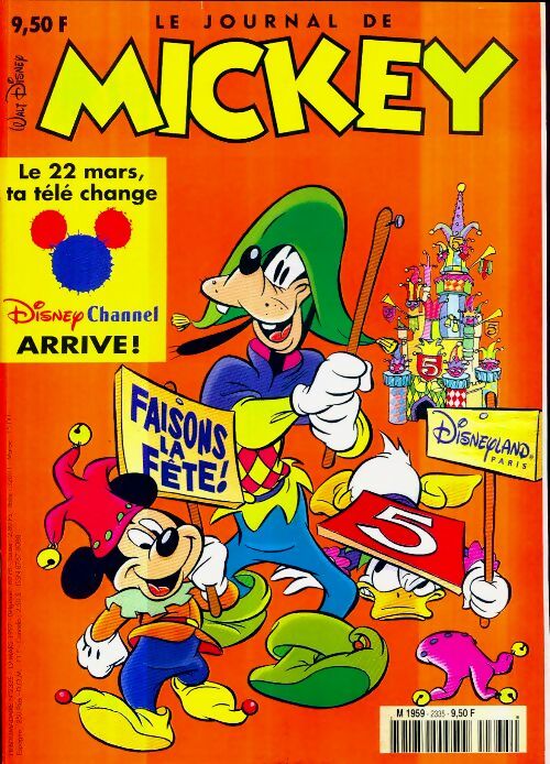 Livrenpoche : Le journal de Mickey n°2335 : Faisons la fête ! - Disney - Livre