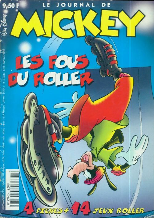 Livrenpoche : Le journal de Mickey n°2341 : Les fous du roller - Disney - Livre