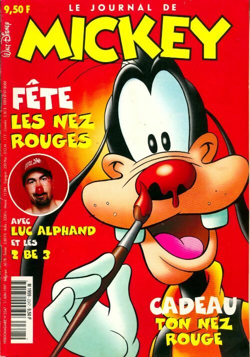 Livrenpoche : Le journal de Mickey n°2347 : Fête les nez rouges - Disney - Livre
