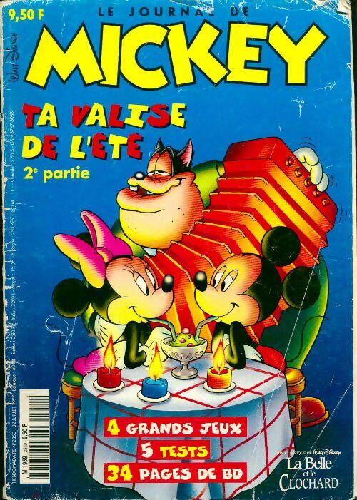 Livrenpoche : Le journal de Mickey n°2350 : Ta valise de l'été 2e partie - Disney - Livre