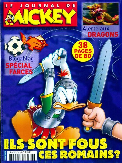 Livrenpoche : Le journal de Mickey n°2806 : Ils sont fous ces romains - Disney - Livre