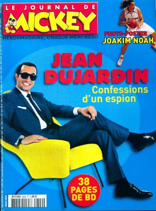 Livrenpoche : Le journal de Mickey n°2809 : Jean Dujardin - Disney - Livre