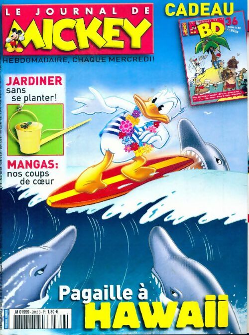 Livrenpoche : Le journal de Mickey n°2812 : Pagaille à Hawaii - Disney - Livre