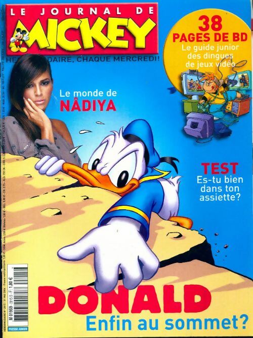 Livrenpoche : Le journal de Mickey n°2815 : Donald enfin au sommet ? - Disney - Livre