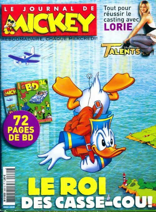 Livrenpoche : Le journal de Mickey n°2831 : Le roi des casse-cou - Disney - Livre