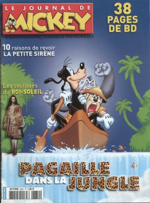 Livrenpoche : Le journal de Mickey n°2834 : Pagaille dans la jungle - Disney - Livre