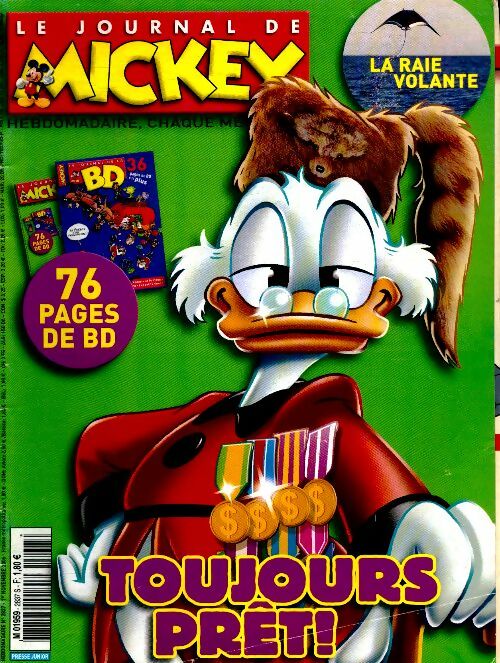 Livrenpoche : Le journal de Mickey n°2837 : Toujours prêt ! - Disney - Livre
