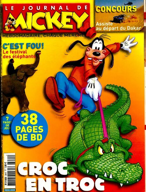 Livrenpoche : Le journal de Mickey n°2840 : Croc en troc - Disney - Livre
