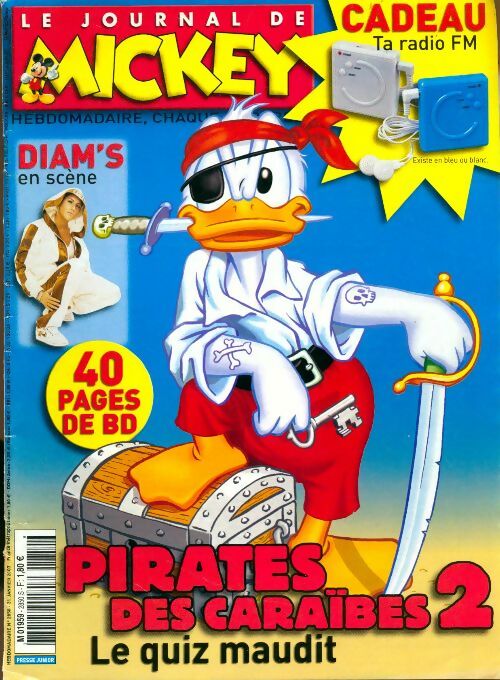 Livrenpoche : Le journal de Mickey n°2850 : Pirates des Caraïbes 2 - Disney - Livre