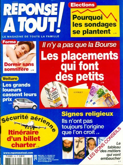 Livrenpoche : Réponse à tout ! n°165 : Les placements qui font des petits - Collectif - Livre