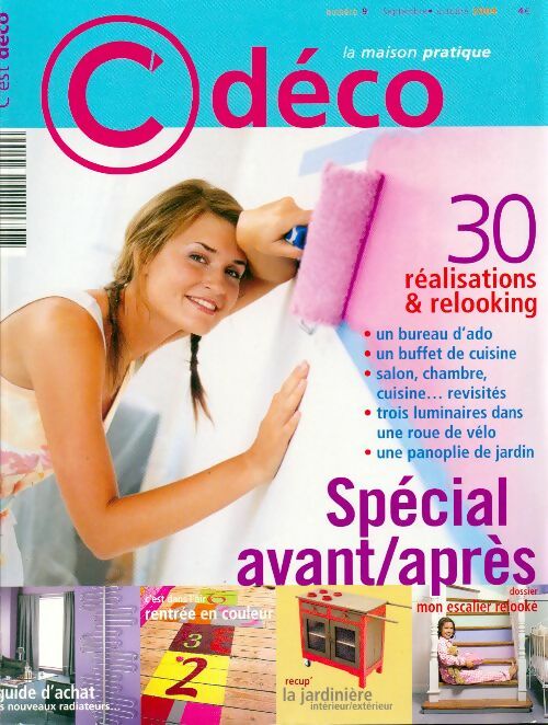 Livrenpoche : C déco n°9 : 30 réalisations & relooking - Collectif - Livre