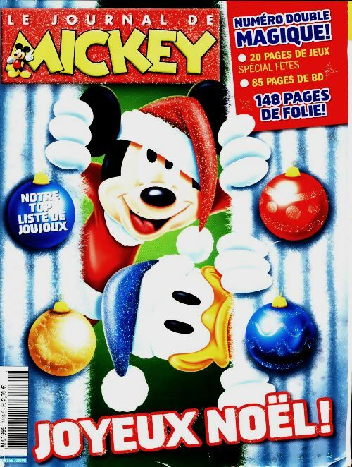 Livrenpoche : Le journal de Mickey n°3104/3105 : Joyeux Noël ! - Disney - Livre