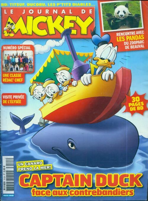 Livrenpoche : Le journal de Mickey n°3124 : Captain Duck - Disney - Livre