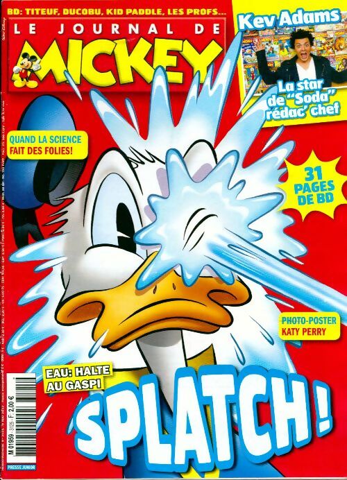Livrenpoche : Le journal de Mickey n°3125 : Splatch ! - Disney - Livre