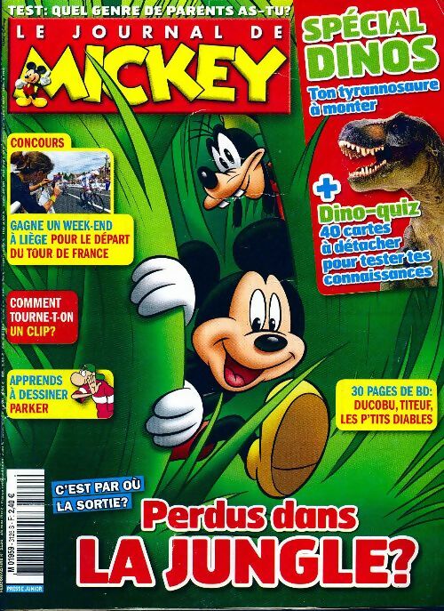 Livrenpoche : Le journal de Mickey n°3126 : Perdus dans la jungle ? - Disney - Livre